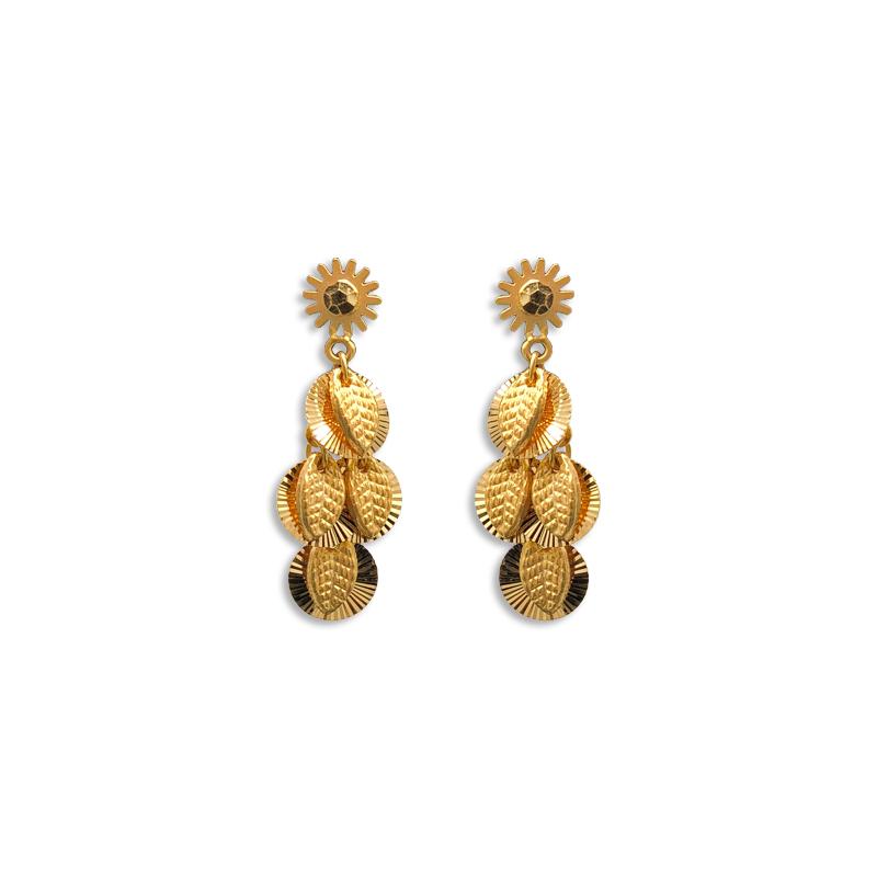 Modern Gold Earrings